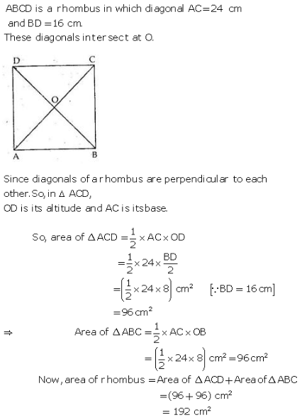 RS Aggarwal Solutions Class 9 Chapter 10 Area 10a 3.1