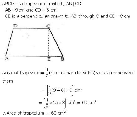 RS Aggarwal Solutions Class 9 Chapter 10 Area 10a 4.1