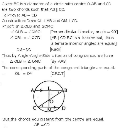 RS Aggarwal Solutions Class 9 Chapter 11 Circle 11a 18.1