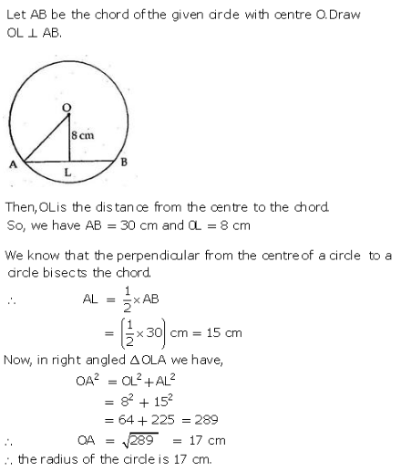 RS Aggarwal Solutions Class 9 Chapter 11 Circle 11a 3.1