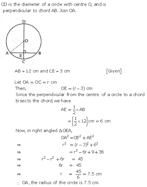 RS Aggarwal Solutions Class 9 Chapter 11 Circle 11a 6.1