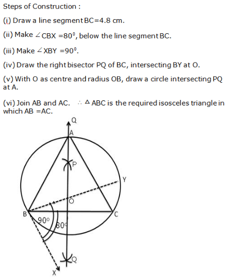 RS Aggarwal Solutions Class 9 Chapter 12 Geometrical Constructions 12 9.1