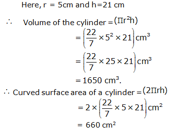 RS Aggarwal Solutions Class 9 Chapter 13 Volume and Surface Area 21.1