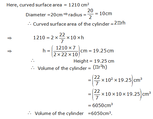 RS Aggarwal Solutions Class 9 Chapter 13 Volume and Surface Area 24.1