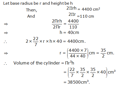 RS Aggarwal Solutions Class 9 Chapter 13 Volume and Surface Area 25.1