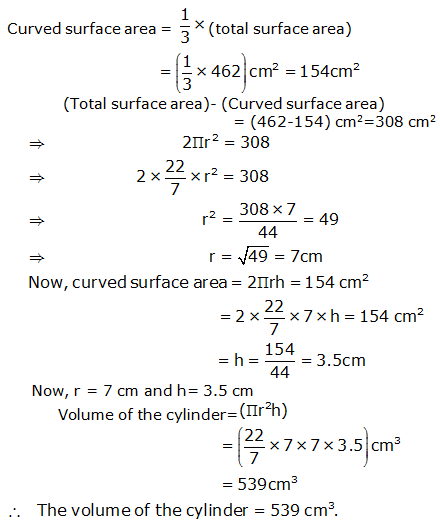 RS Aggarwal Solutions Class 9 Chapter 13 Volume and Surface Area 27.1