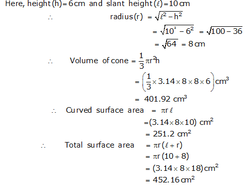 RS Aggarwal Solutions Class 9 Chapter 13 Volume and Surface Area 40.1