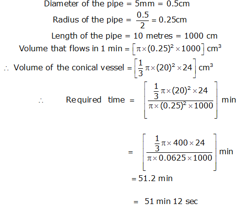 RS Aggarwal Solutions Class 9 Chapter 13 Volume and Surface Area 55.1