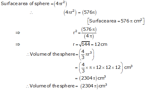 RS Aggarwal Solutions Class 9 Chapter 13 Volume and Surface Area 60.1