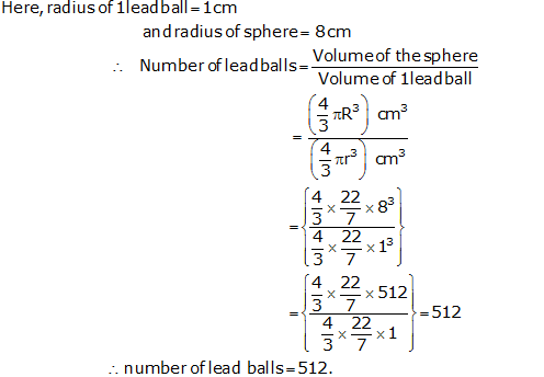 RS Aggarwal Solutions Class 9 Chapter 13 Volume and Surface Area 63.1