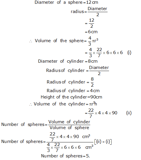 RS Aggarwal Solutions Class 9 Chapter 13 Volume and Surface Area 66.1