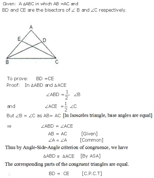 RS Aggarwal Solutions Class 9 Chapter 5 Congruence of Triangles and Inequalities in a Triangle 5a 18.1