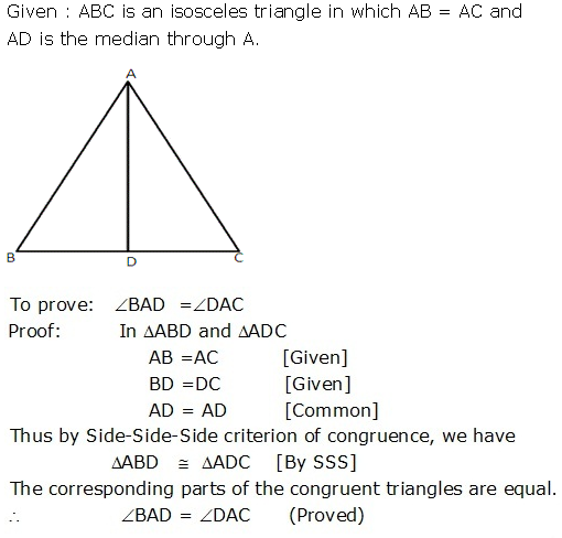 RS Aggarwal Solutions Class 9 Chapter 5 Congruence of Triangles and Inequalities in a Triangle 5a 24.1