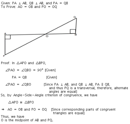 RS Aggarwal Solutions Class 9 Chapter 5 Congruence of Triangles and Inequalities in a Triangle 5a 9.1