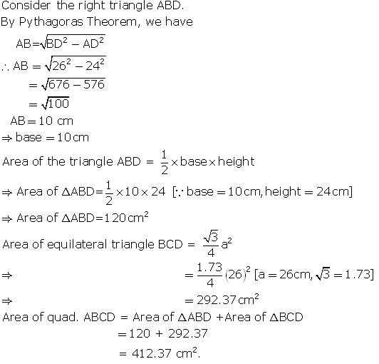 RS Aggarwal Solutions Class 9 Chapter 7 Areas 7a 21.1