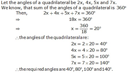 RS Aggarwal Solutions Class 9 Chapter 9 Quadrilaterals and Parallelograms 9a 2.1