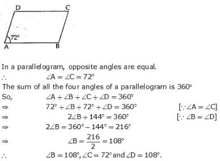 RS Aggarwal Solutions Class 9 Chapter 9 Quadrilaterals and Parallelograms 9b 1.1