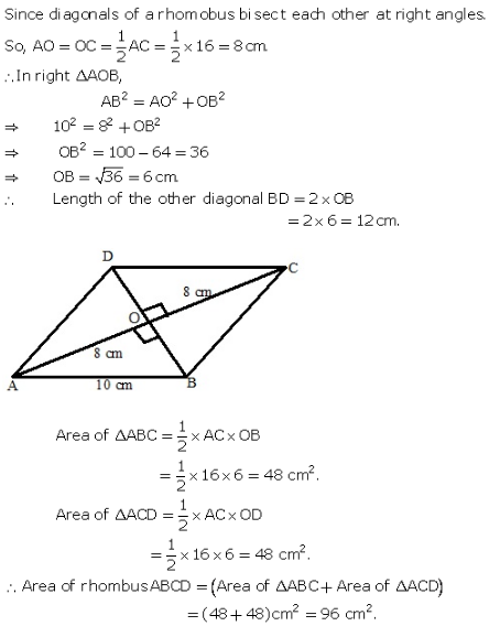 RS Aggarwal Solutions Class 9 Chapter 9 Quadrilaterals and Parallelograms 9b 11.1
