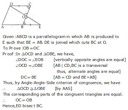 RS Aggarwal Solutions Class 9 Chapter 9 Quadrilaterals and Parallelograms 9b 18.1