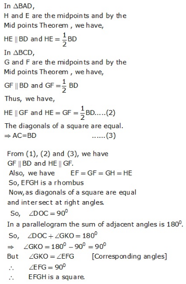 RS Aggarwal Solutions Class 9 Chapter 9 Quadrilaterals and Parallelograms 9c 11.2
