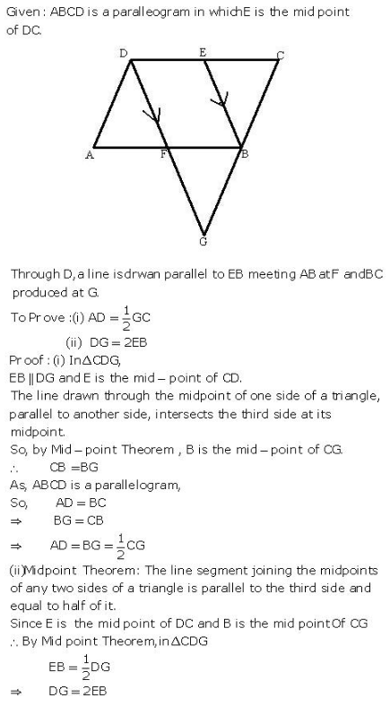 RS Aggarwal Solutions Class 9 Chapter 9 Quadrilaterals and Parallelograms 9c 6.1