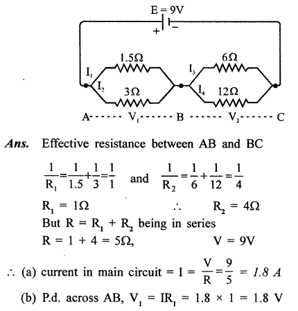 A New Approach to ICSE Physics Part 2 Class 10 Solutions Electric Circuits, Resistance & Ohm’s Law 41