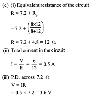 A New Approach to ICSE Physics Part 2 Class 10 Solutions Electric Circuits, Resistance & Ohm’s Law 84