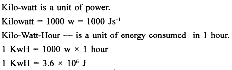 A New Approach to ICSE Physics Part 2 Class 10 Solutions Electric Energy, Power & Household Circuits 14.2