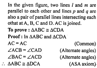 ML Aggarwal Class 9 Solutions for ICSE Maths Chapter 10 Triangles 10.2 Q6.2