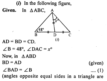 ML Aggarwal Class 9 Solutions for ICSE Maths Chapter 10 Triangles 10.3 Q5.2