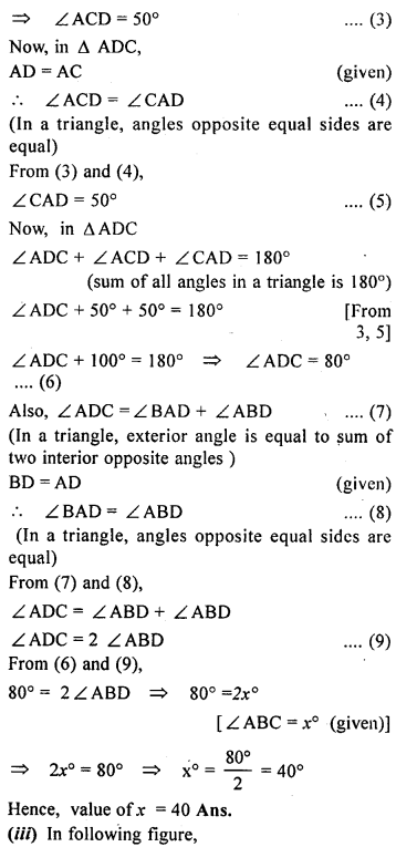 ML Aggarwal Class 9 Solutions for ICSE Maths Chapter 10 Triangles 10.3 Q5.5