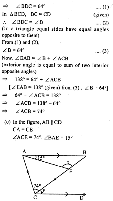 ML Aggarwal Class 9 Solutions for ICSE Maths Chapter 10 Triangles 10.3 Q6.5