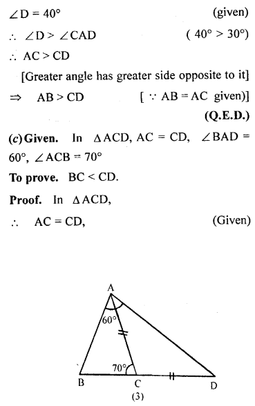 ML Aggarwal Class 9 Solutions for ICSE Maths Chapter 10 Triangles 10.4 Q8.7