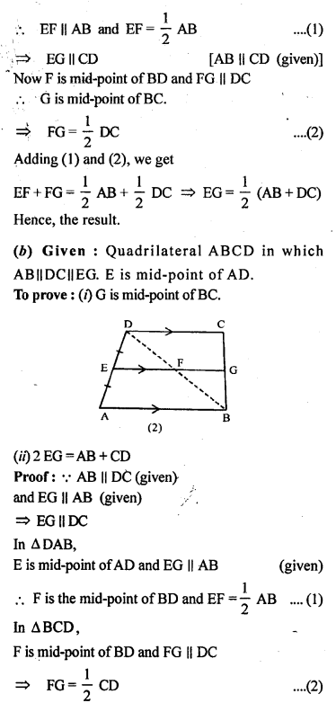 ML Aggarwal Class 9 Solutions for ICSE Maths Chapter 11 Mid Point Theorem Q10.3