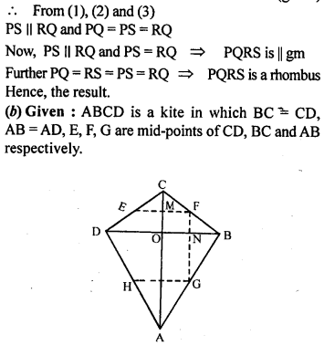 ML Aggarwal Class 9 Solutions for ICSE Maths Chapter 11 Mid Point Theorem Q11.4