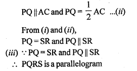 ML Aggarwal Class 9 Solutions for ICSE Maths Chapter 11 Mid Point Theorem Q5.3