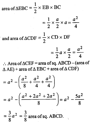 ML Aggarwal Class 9 Solutions for ICSE Maths Chapter 14 Theorems on Area Qp3.1
