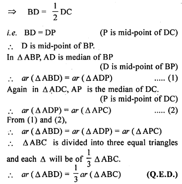 ML Aggarwal Class 9 Solutions for ICSE Maths Chapter 14 Theorems on Area mul Qp6.2