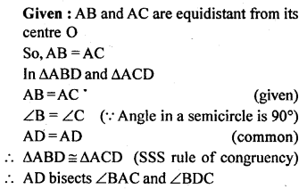 ML Aggarwal Class 9 Solutions for ICSE Maths Chapter 15 Circle ch Q6.2