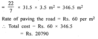 ML Aggarwal Class 9 Solutions for ICSE Maths Chapter 16 Mensuration 16.2 7.2