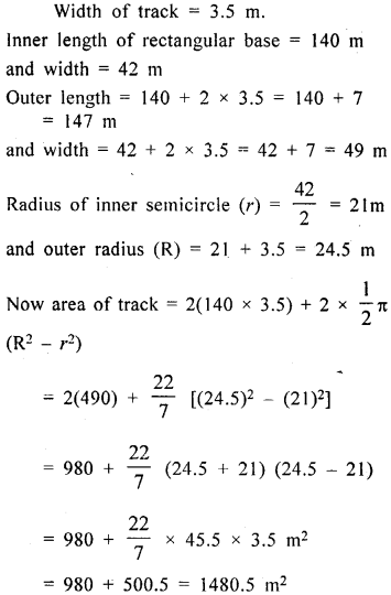ML Aggarwal Class 9 Solutions for ICSE Maths Chapter 16 Mensuration 16.2 8.2