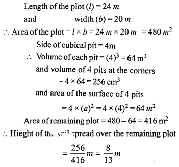 ML Aggarwal Class 9 Solutions for ICSE Maths Chapter 16 Mensuration 16.4 Q20.1