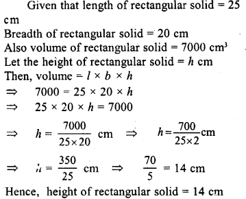 ML Aggarwal Class 9 Solutions for ICSE Maths Chapter 16 Mensuration 16.4 Q3.1