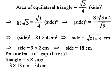 ML Aggarwal Class 9 Solutions for ICSE Maths Chapter 16 Mensuration Q7.1