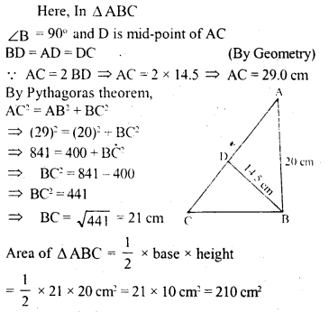 ML Aggarwal Class 9 Solutions for ICSE Maths Chapter 16 Mensuration Qp1.1