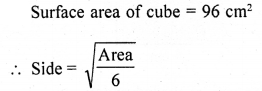 ML Aggarwal Class 9 Solutions for ICSE Maths Chapter 16 Mensuration mul Q19.1