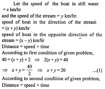 ML Aggarwal Class 9 Solutions for ICSE Maths Chapter 6 Problems on Simultaneous Linear Equations Q29.1