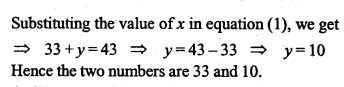 ML Aggarwal Class 9 Solutions for ICSE Maths Chapter 6 Problems on Simultaneous Linear Equations Q3.2
