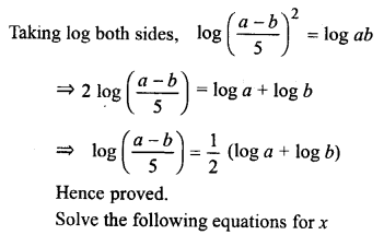 ML Aggarwal Class 9 Solutions for ICSE Maths Chapter 9 Logarithms 9.2 ch Q6.3