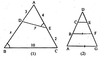 ML Aggarwal Class 10 Solutions for ICSE Maths Chapter 14 Similarity Chapter Test Q3.1